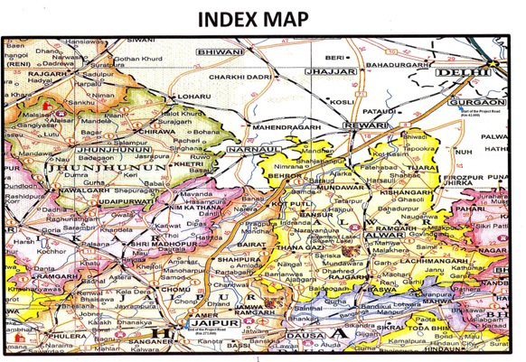 Gurgaon To Jaipur Road Map Pink City Expressway